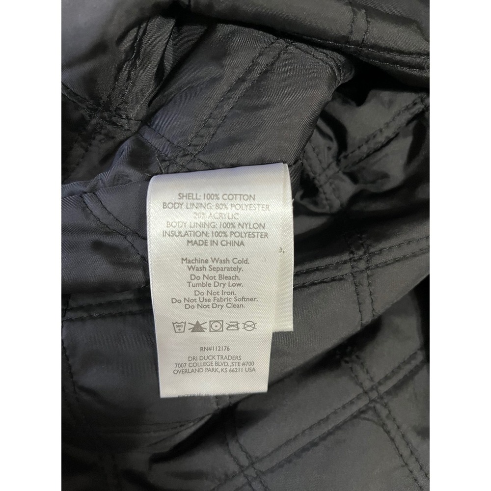 Dri Duck Trek 5068 Mens XL Black Canyon Cloth Canvas Sherpa Lined Workwear Vest - Picture 7 of 10